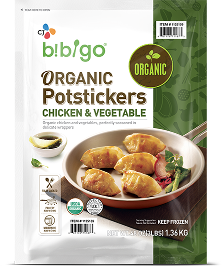 omni plant based pot stickers bibigo™ Organic Chicken & Vegetable Dumpling Potstickers (48 oz) – BibigoUSA