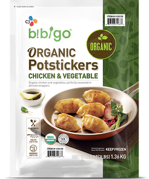 bibigo Organic Chicken & Vegetable Dumpling Potstickers (48 oz)
