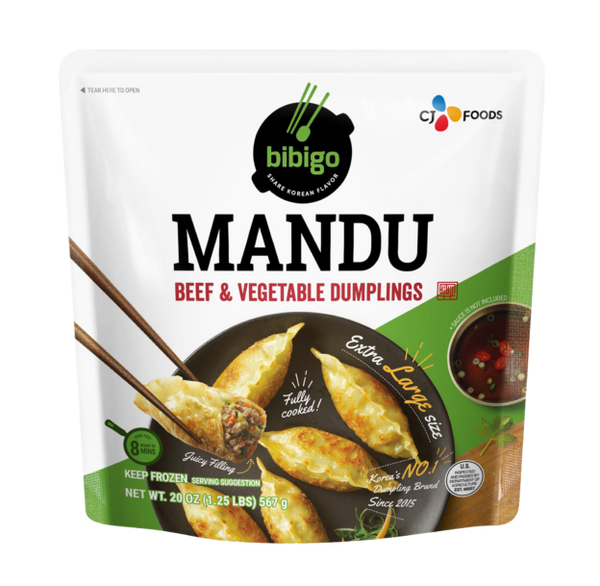 bibigo™ Mandu Beef and Vegetable Dumplings (20 oz)