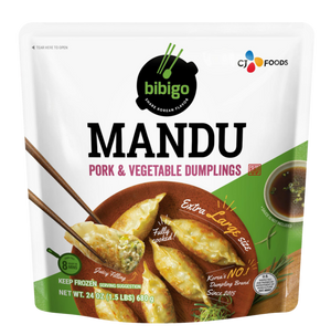 bibigo Mandu Pork and Vegetable Dumplings (24 oz)