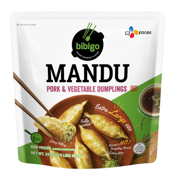 bibigo™ Mandu Pork and Vegetable Dumplings (24 oz)
