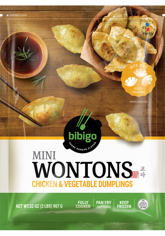 bibigo™ Mini Wontons Chicken and Vegetable Dumplings (32 oz)