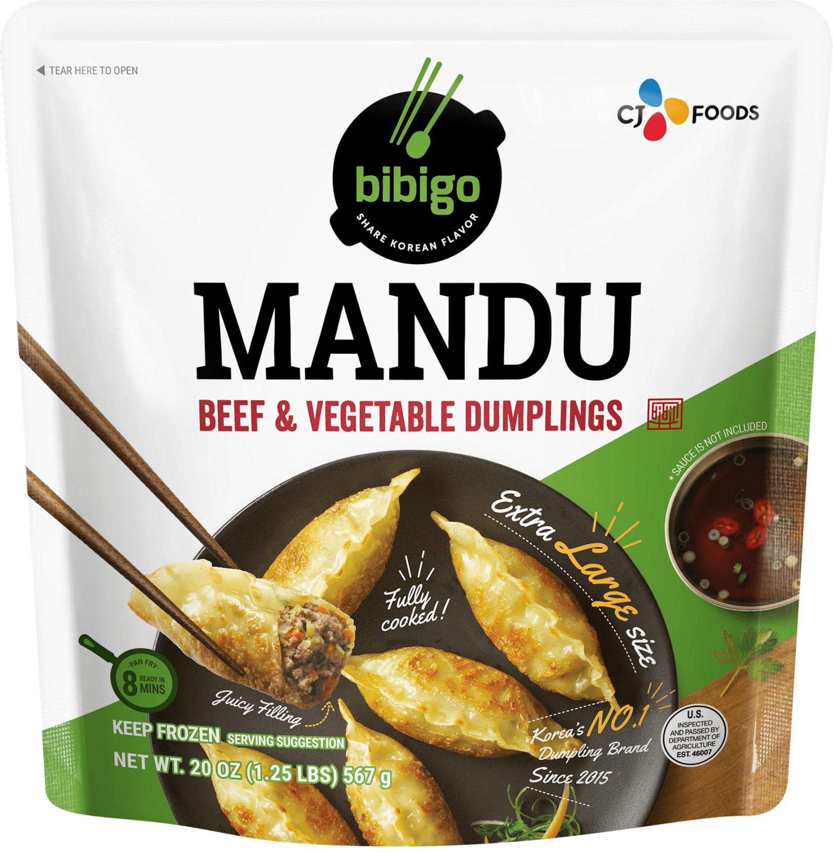 Mandu Beef & Vegetable Dumplings